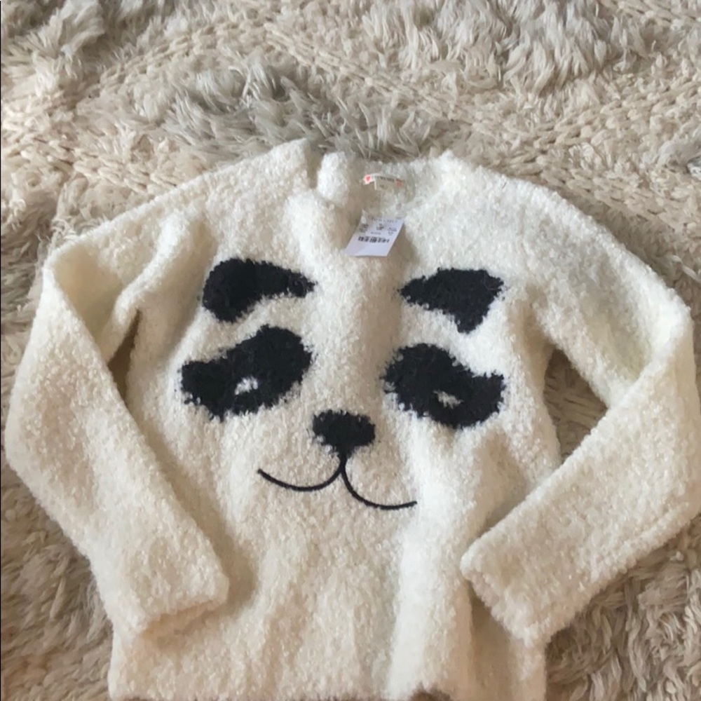 Jcrew panda sweater